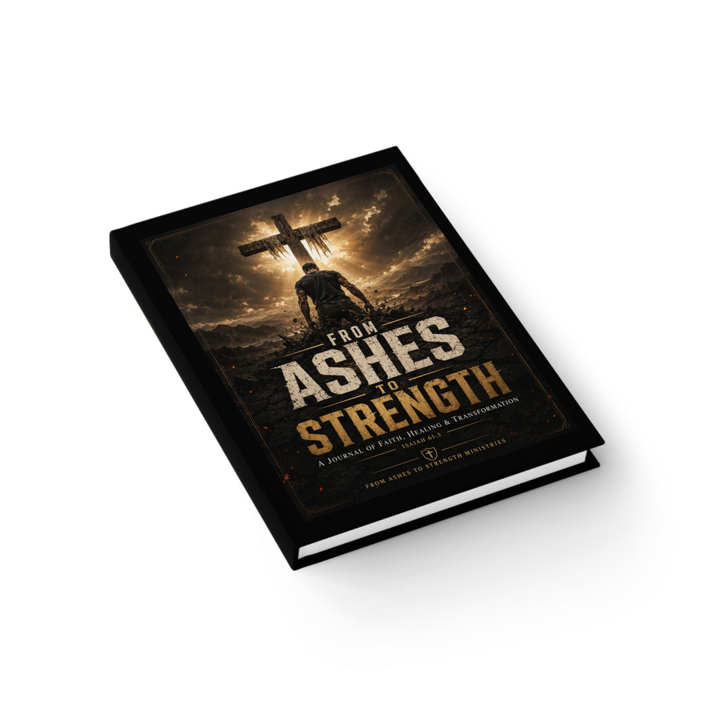 From Ashes to Strength Journal — Christian Faith Reflection Notebook