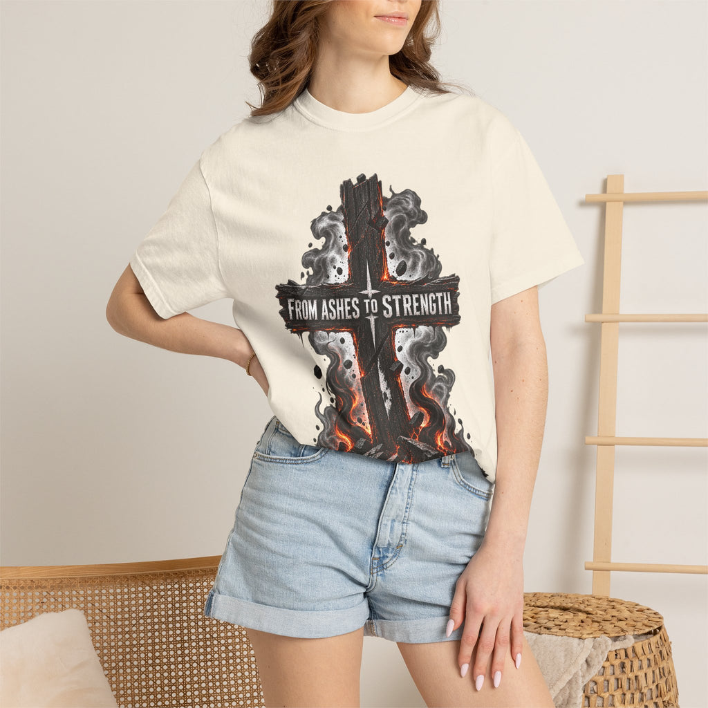 From Ashes to Strength Cross T-Shirt