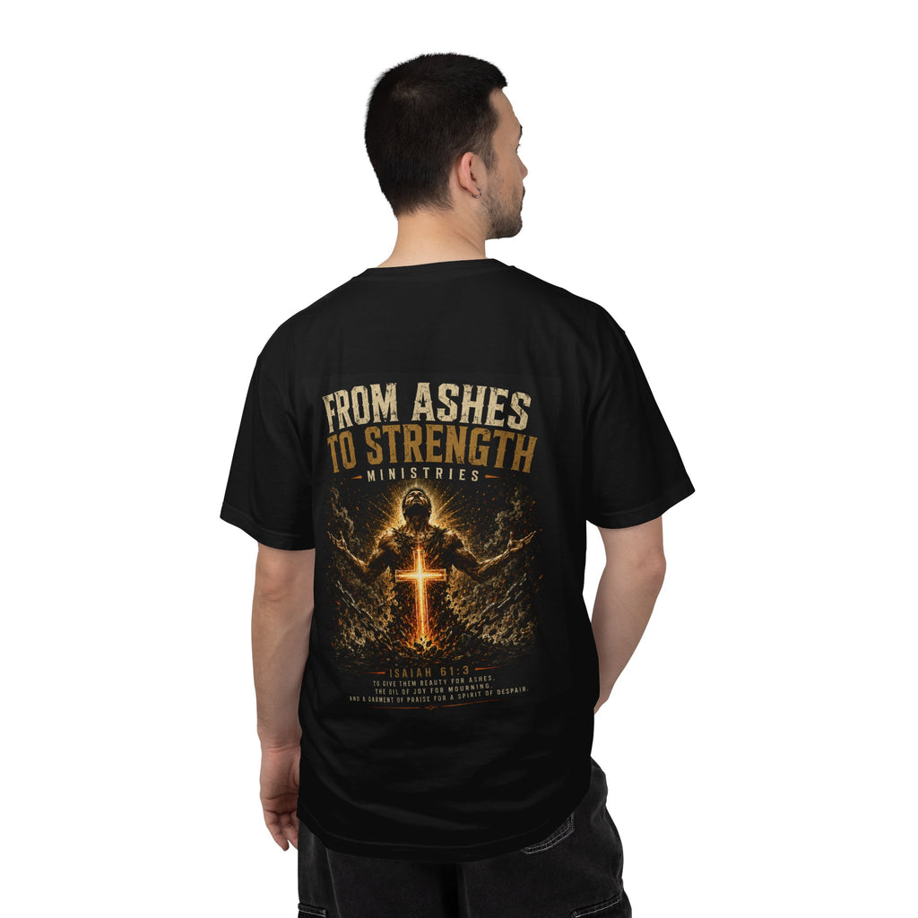 Copy of From Ashes to Strength T-Shirt — Christian Ministry Cross Graphic
