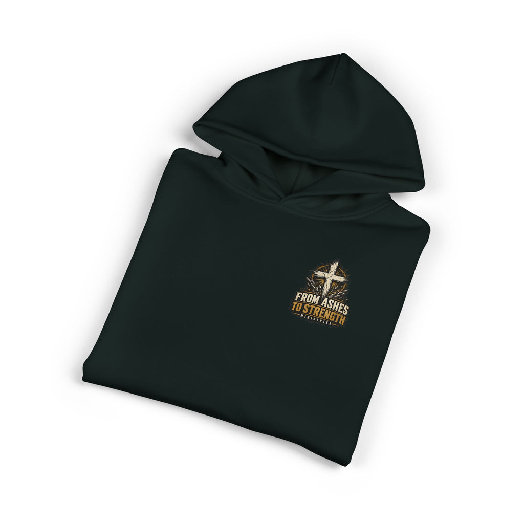 From Ashes to Strength Hoodie — Christian Faith Inspirational Pullover