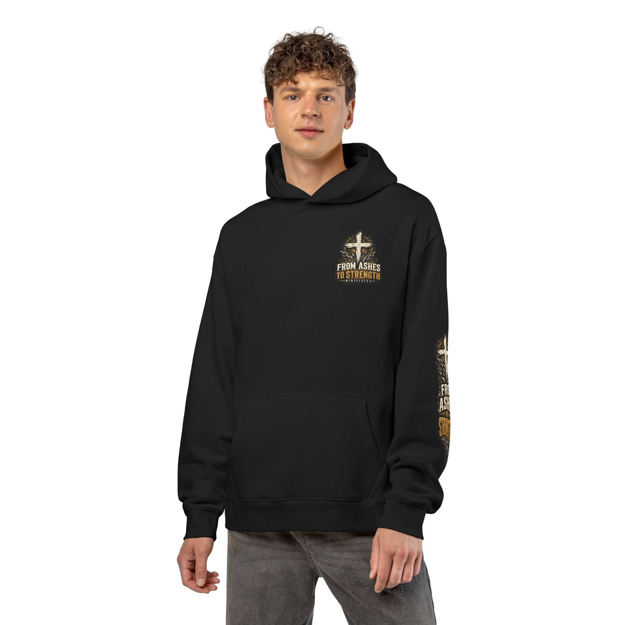 From Ashes to Strength Hoodie — Christian Faith Inspirational Pullover
