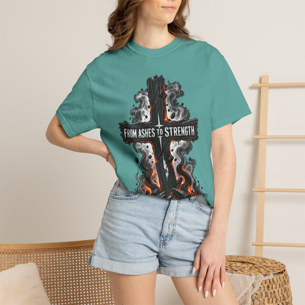 From Ashes to Strength Cross T-Shirt