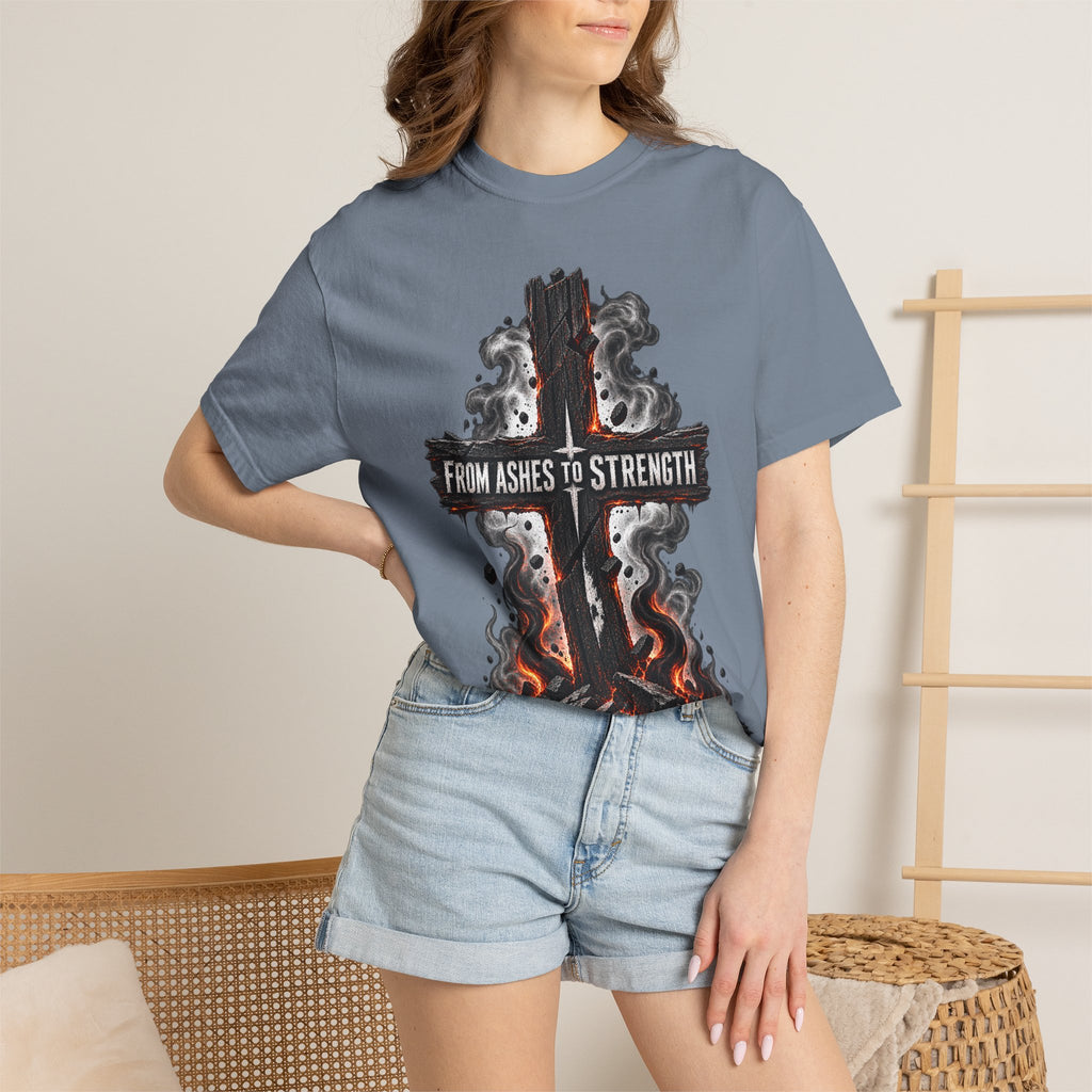 From Ashes to Strength Cross T-Shirt