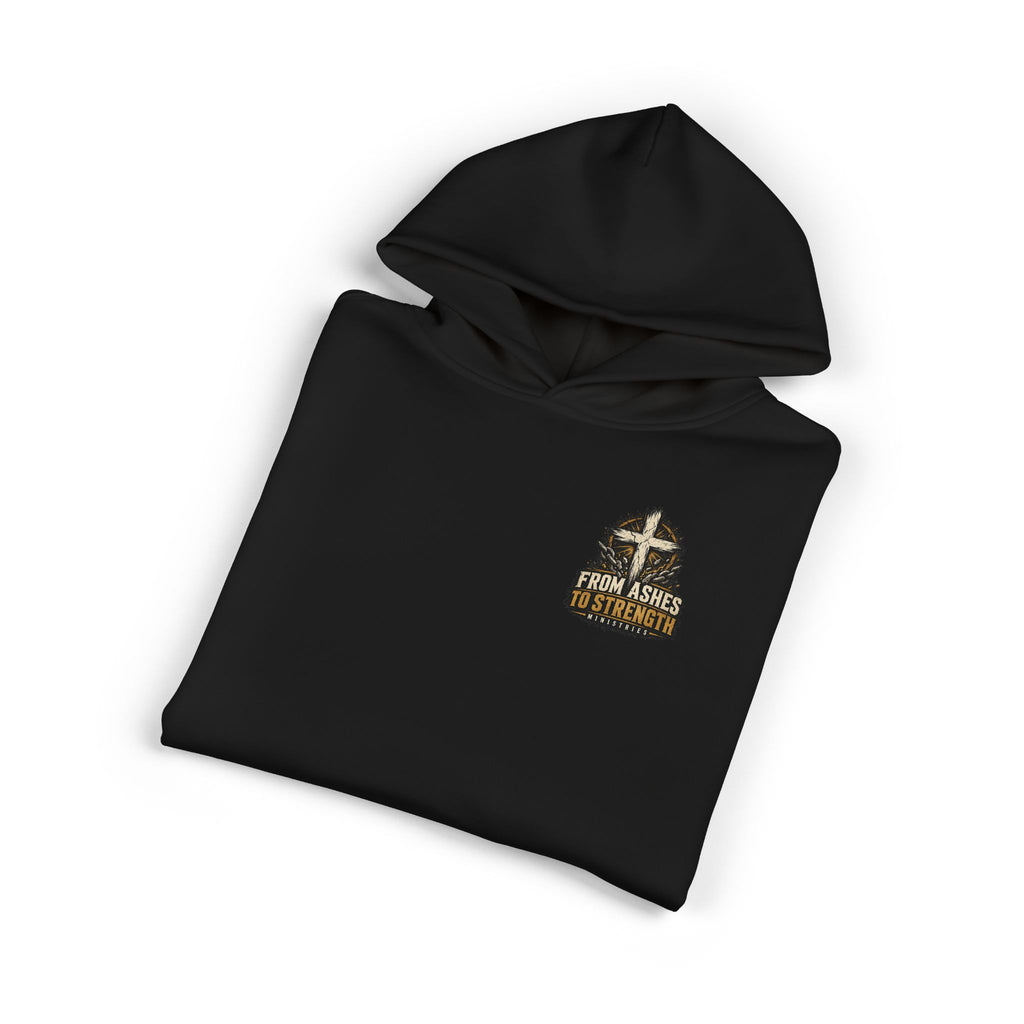 From Ashes to Strength Hoodie — Christian Faith Inspirational Pullover