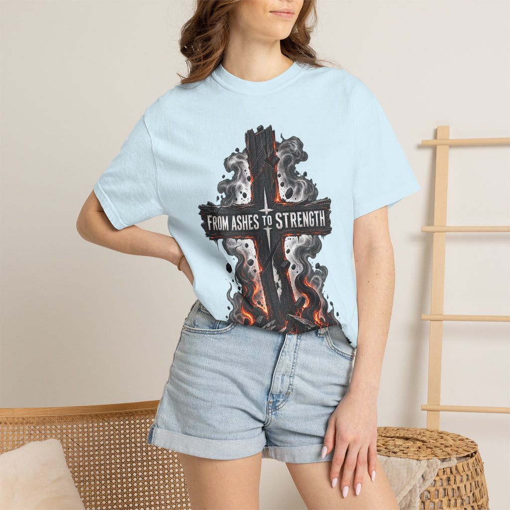 From Ashes to Strength Cross T-Shirt