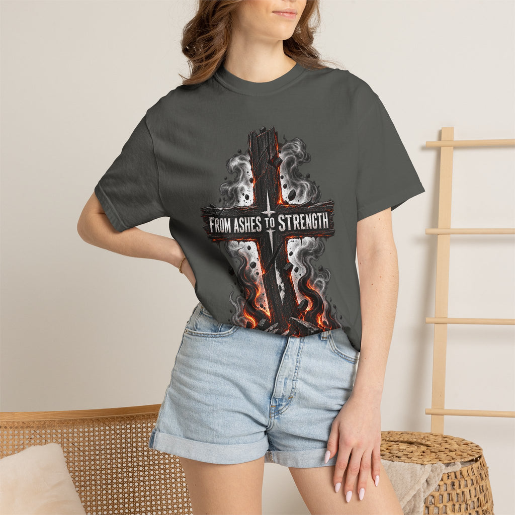 From Ashes to Strength Cross T-Shirt