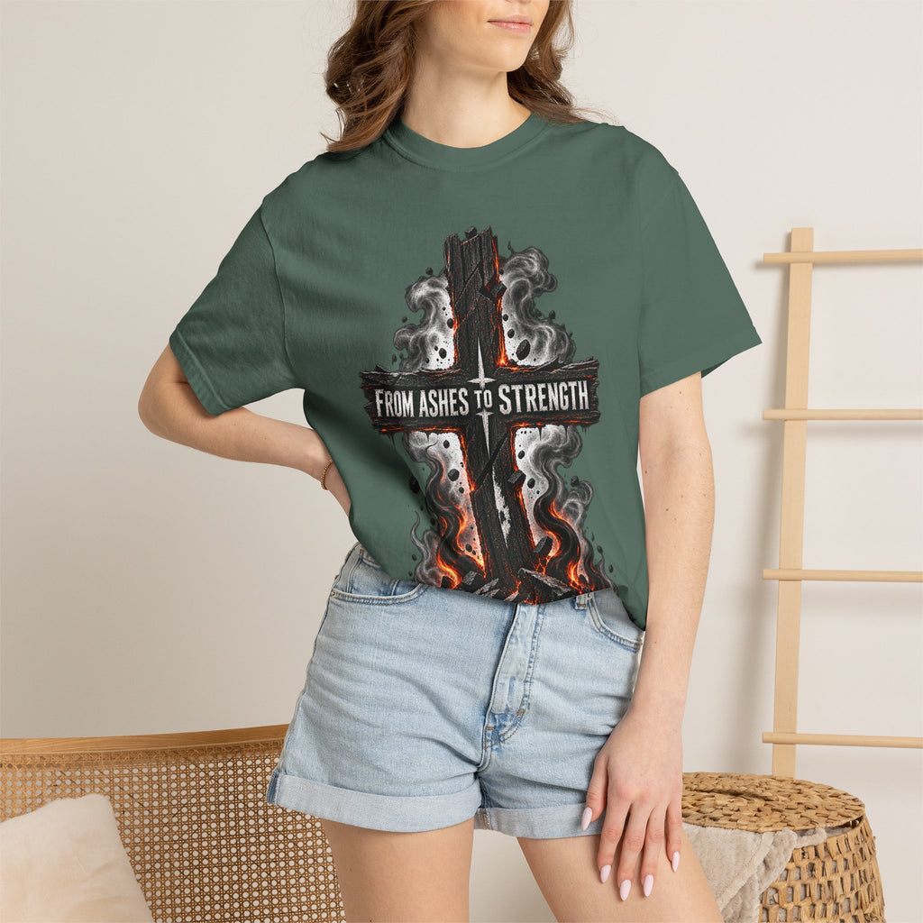 From Ashes to Strength Cross T-Shirt