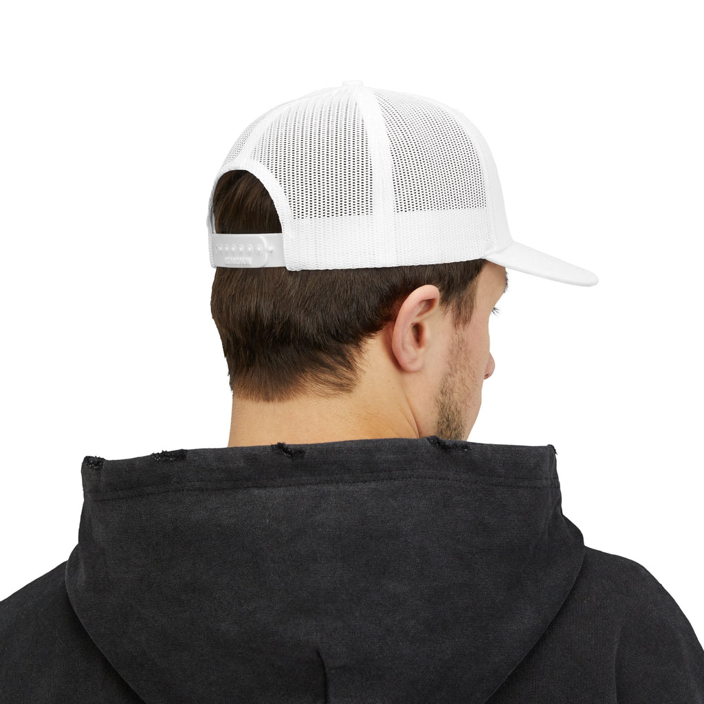 Christian Anchor Patch Trucker Cap — "From Ashes to Strength" Snapback Hat