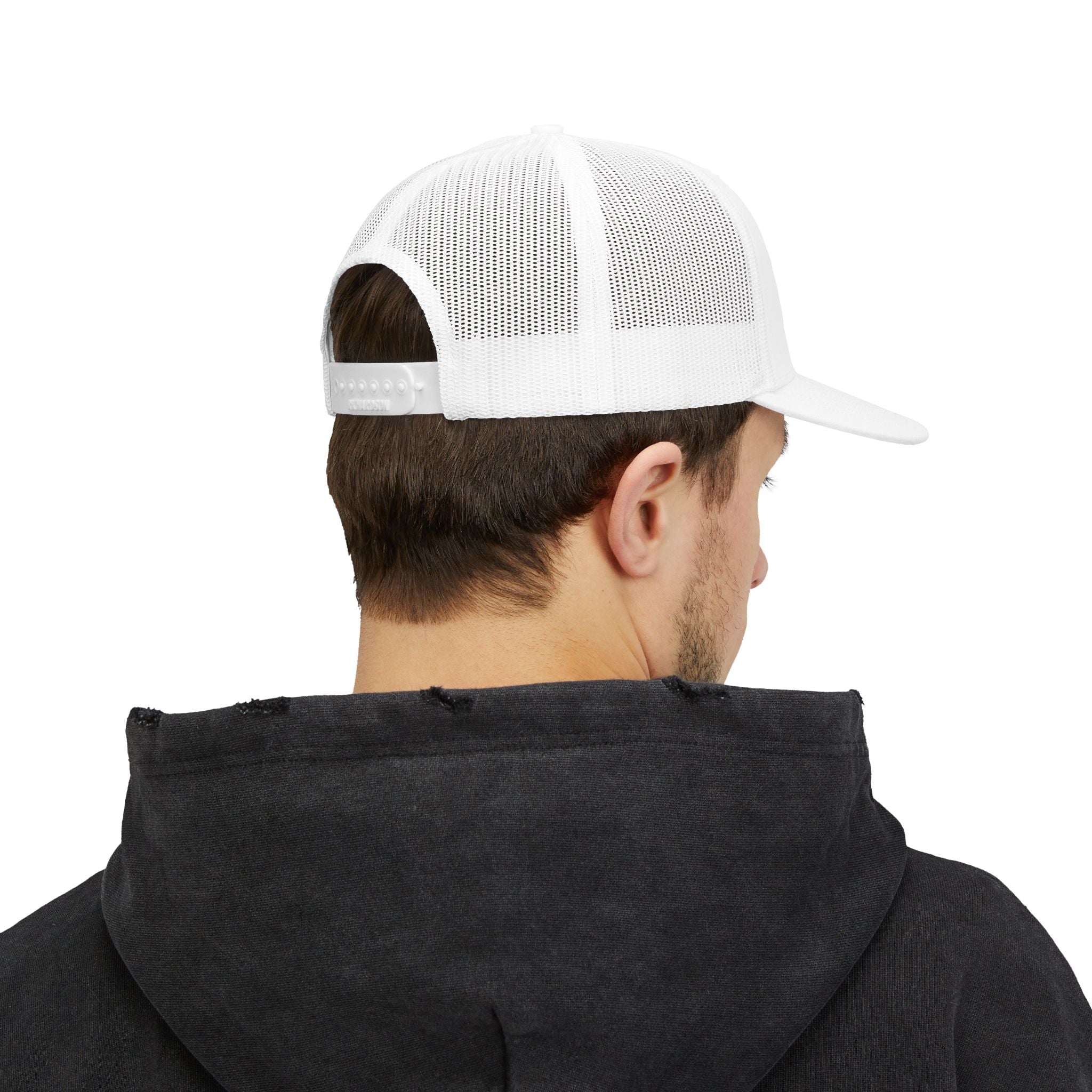 Christian Anchor Patch Trucker Cap — "From Ashes to Strength" Snapback Hat